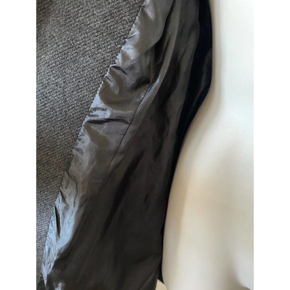 Forever 21 Gray Double Breasted Silver Button Up Women’s Coat Jacket Size M - Picture 5 of 6